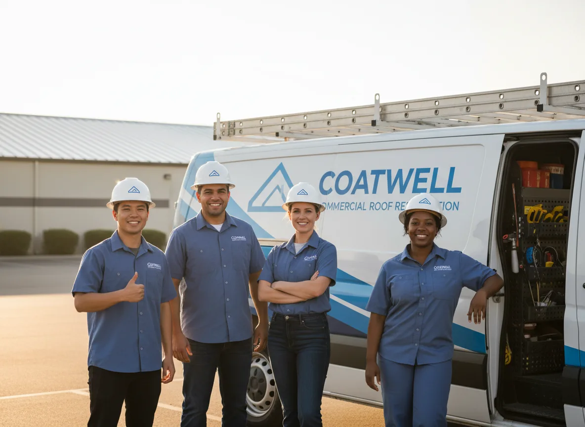 Commercial roof coating company in Godley, TX